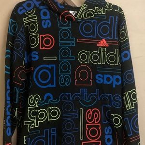 NWT Adidas hoodie youth 14/16 (runs big, can fit women’s sm/med)